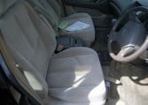 The comfortable front seats of a JDM 1998 Toyota Harrier exported abroad by Japan Car Direct