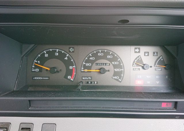 1994 Nissan Homy meters
