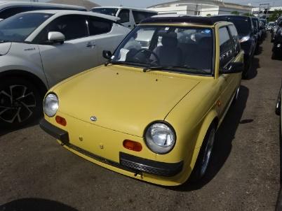 Pure JDM kei car small and sweet. Cute japanese car only sold domestically. Bright yellow attract attention importing your own small car from local Japan