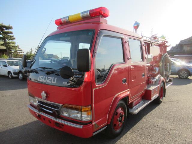 Erufu) medium duty truck produced since 1959. Indonesia, Philippines and several other countries converted into microbuses by local body makers. Firetruck low mileage service vehicle waterpump life saver.