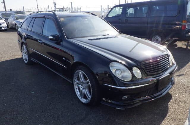 Mercedes-Benz E55 AMG, German Luxury Sedan, E55 AMG Features, Exporting Cars from Japan, Buying Used Cars from Japan, AMG Specifications, Importing German Vehicles, E55 AMG Review, Japan Car Exporter, Japan Car Direct