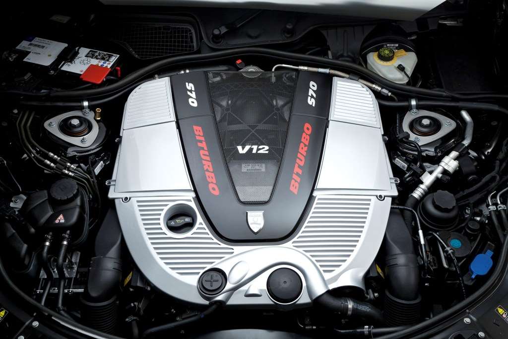 6.0 liter V12 with twin turbo chargers