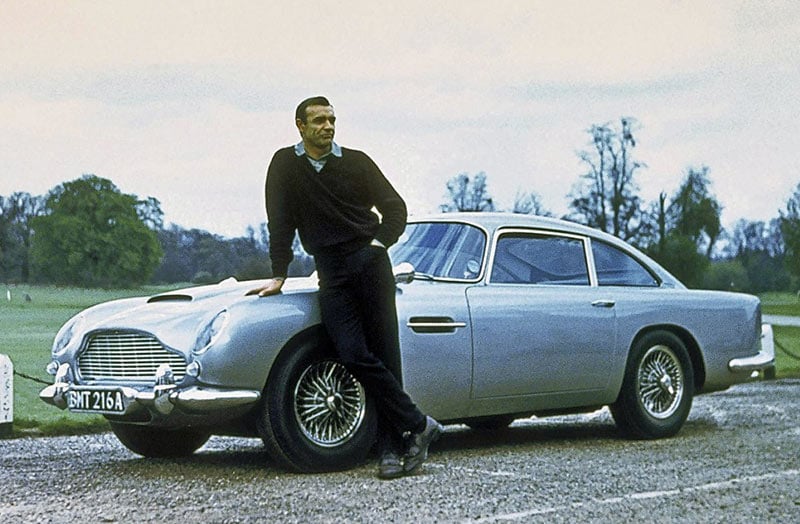 Aston Martin is huge in Japan: Sean Connery and the 1964 Aston Martin DB5
