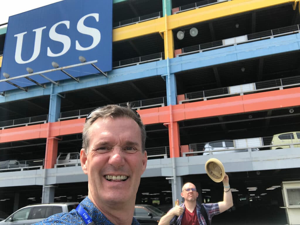 founder scott bower at uss auction