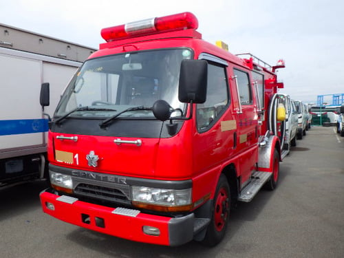 medium-sized fire truck, auction car in Japan, auto Japan cars, buy a car from Japan, auto parts from Japan, four-wheel drive, 4WD, light commercial van, fire truck, Japan domestic market, JDM, Japan Car Direct