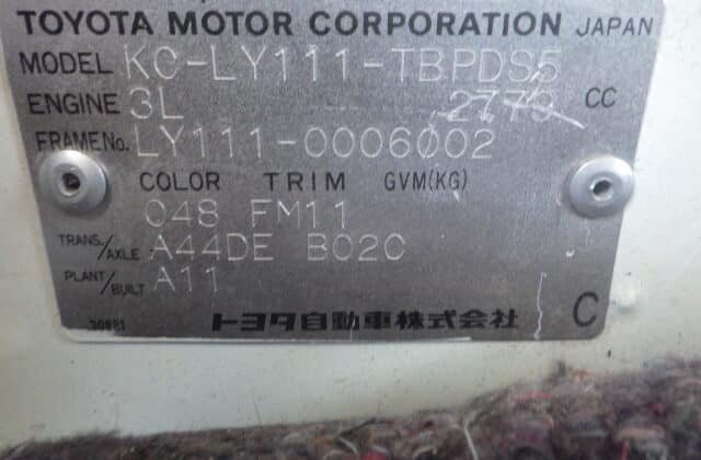 1998 Toyota Camroad motorhome