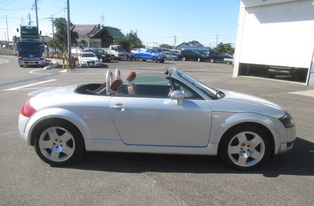 top down in Audi TT roadster I bought in Japan at used car auction. Clean car