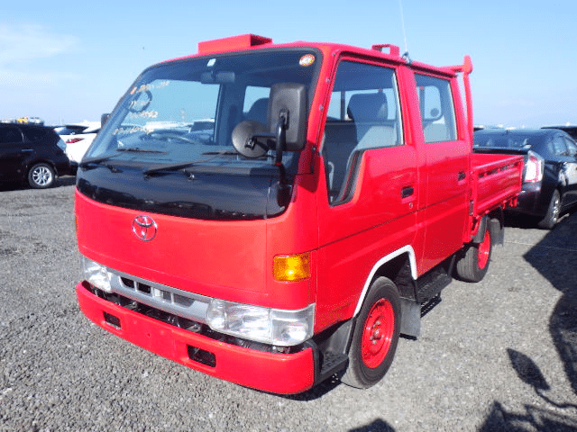 Toyota Toyoace Fire Truck, Emergency response vehicle, Firefighting truck, Compact fire engine, Reliable performance, Rescue vehicle, First responder, Safety equipment, Fire department, Japan Car Direct