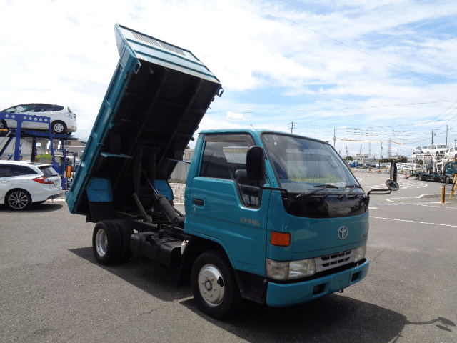 Toyota Dyna Dump Truck, Commercial Vehicle, Heavy-Duty Truck, Workhorse, Cargo Transport, Construction Equipment, Dump Body, Hydraulic System, Hauling Capacity, Efficient Transport, Japan Car Direct