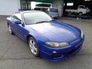 Nissan Silvia, Japanese Sports Car, Nissan Performance, Blue Silvia, Used Nissan, Import Nissan Silvia from Japan, Japanese Car Auctions, Used Car Market in Japan, Importing Cars from Japan, Japan Car Direct