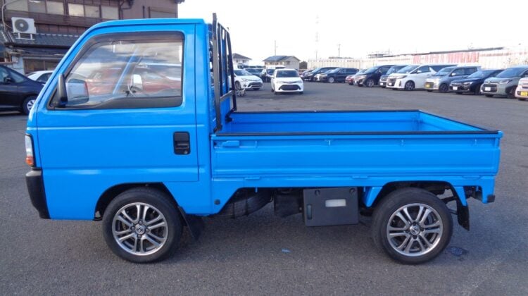 Blue Honda Acty, Honda Acty Kei Truck, JDM Mini Truck, Compact Utility Truck, Vintage Honda Acty, Import Acty from Japan, Japanese Kei Truck Auction, Honda Acty 4x4, Buy Acty from Japan, Japan Car Direct