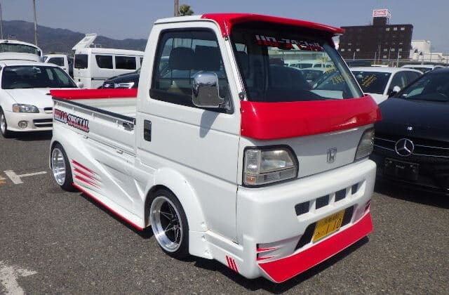 Honda Acty Japan, Custom Honda Acty Truck, Mini Truck Japan Auction, Kei Truck Body Kit, Buy Honda Acty Online, Modified Kei Trucks, Japanese Mini Pickup, Acty Truck with Aero Kit, Honda Acty Street Style, Japan Car Direct