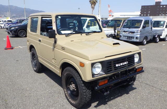 Suzuki Jimny for Export, Classic Suzuki Jimny, Off-Road JDM SUV, Kei Class 4x4, Sand Color Jimny, Used Suzuki Jimny Japan, Japanese Mini SUV, Import Suzuki Jimny to USA, Vintage Jimny 4WD, Japan Car Direct