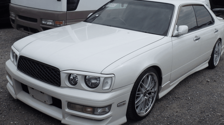 Nissan Y33 Cedric (20 May 2025) Nissan Cedric Gran Turismo, Japanese Luxury Sedan, Import Nissan Cedric, Buy Used Cedric Japan, Nissan Cedric Y33, Japan Car Auction Sedan, Classic JDM Sedan, Nissan Cedric Export, 1990s Nissan Sedan, Japan Car Direct