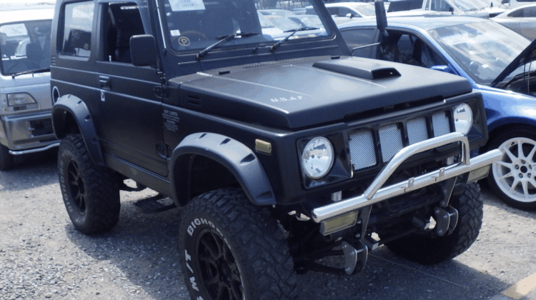 Suzuki Jimny (24 Jun 2025) Suzuki Jimny Black, Custom Suzuki Jimny, Off Road Kei Car, Japanese Mini 4x4, Lifted Jimny Japan, Classic Jimny Import, Used Suzuki Jimny, Kei Off Roader, Buy Kei Cars From Japan, Japan Car Direct