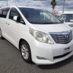 Toyota Alphard, White Toyota Alphard, Used Alphard Japan, JDM Luxury Van, Buy Toyota Alphard, Import Alphard Van, Japanese MPV Auction, Toyota Alphard Export, Luxury Van Japan, Japan Car Direct