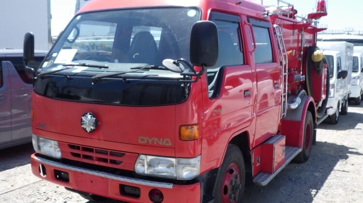 Toyota Dyna Fire Truck, Japanese Fire Truck For Sale, JDM Fire Truck, Import Trucks From Japan, Buy Used Trucks Japan, Japan Car Auctions, Classic Japanese Trucks, Export Trucks From Japan, Used Commercial Vehicles Japan, Japan Car Direct