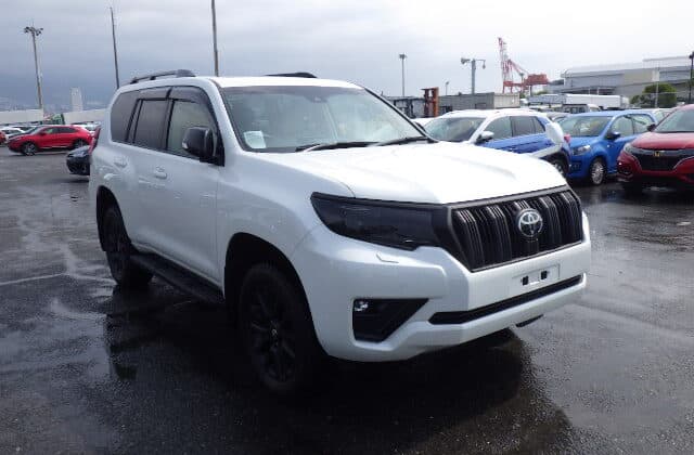 Toyota Land Cruiser Prado, White Prado, Used Prado Japan, JDM SUV, Buy Toyota Prado, Import Land Cruiser Prado, Japanese SUV Export, Toyota Prado Auction, Land Cruiser JDM, Japan Car Direct