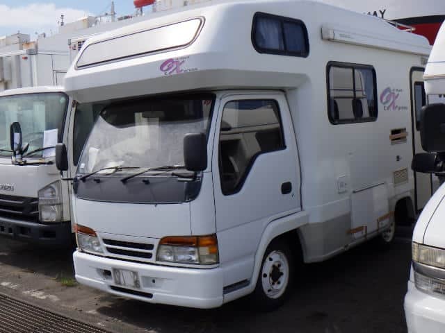 Isuzu Elf, Elf Camper, Isuzu Motorhome, Used Isuzu Camper, Isuzu JDM Camper, Isuzu Elf Auction, Import Isuzu Camper, Japanese Campers, Japanese Car Auctions, Japan Car Direct