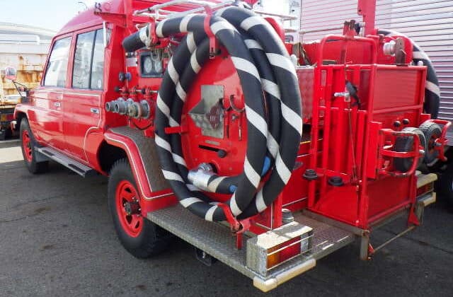 Toyota Land Cruiser, Land Cruiser Fire Truck, Toyota 4x4, Used Land Cruiser, Land Cruiser JDM, Land Cruiser Auction, Import Toyota Land Cruiser, Japanese Utility Vehicles, Japanese Car Auctions, Japan Car Direct