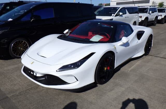 Ferrari F8 Spider, Ferrari Japan, Italian Supercar Japan, Used Ferrari F8, Import Ferrari From Japan, Exotic Cars Japan, JDM Supercars, Japan Car Auctions, Buy Cars From Japan, Japan Car Direct