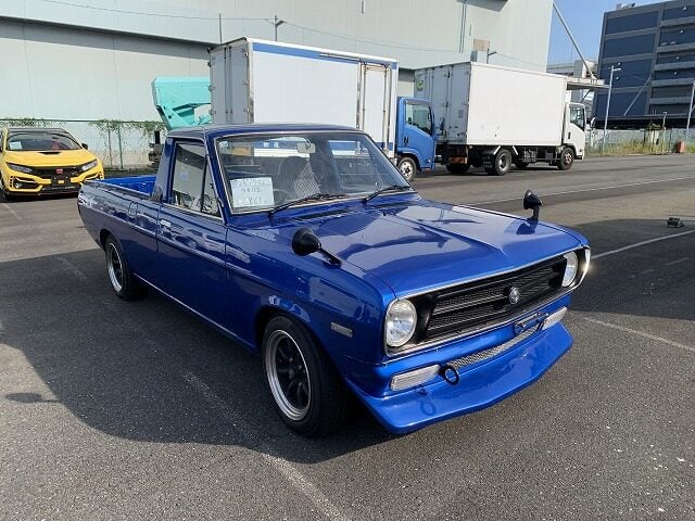 Nissan Sunny Truck, Classic Pickup, Retro Utility Vehicle, Used Sunny Import, Pickup Market, Japan Car Auctions, Collector Trucks, Lightweight Utility, Vintage Models, Japan Car Direct, B120