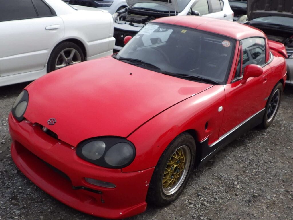 Suzuki Cappuccino, JDM Kei Car, Lightweight Sports Car, Turbo Roadster Japan, Used Suzuki Cappuccino, Import Kei Cars Japan, Classic JDM Cars, Buy Cars From Japan, Japanese Car Auctions, Japan Car Direct