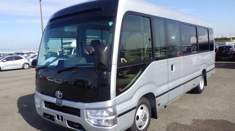 Toyota Coaster, Passenger Bus, Commercial Vehicle, Used Coaster Import, Fleet Vehicle Market, Japan Car Auctions, Bus Buyers, Coaster Export, Transport Vehicles, Japan Car Direct