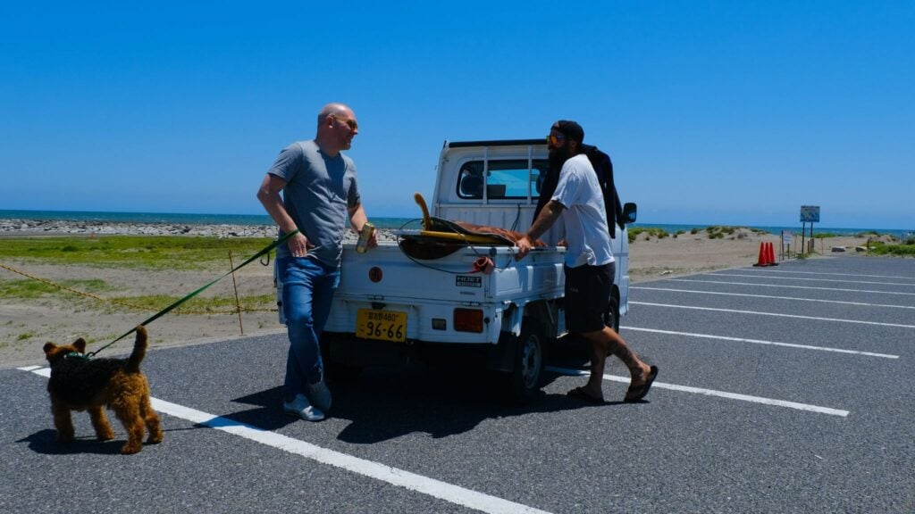 Customer with their imported Japanese truck