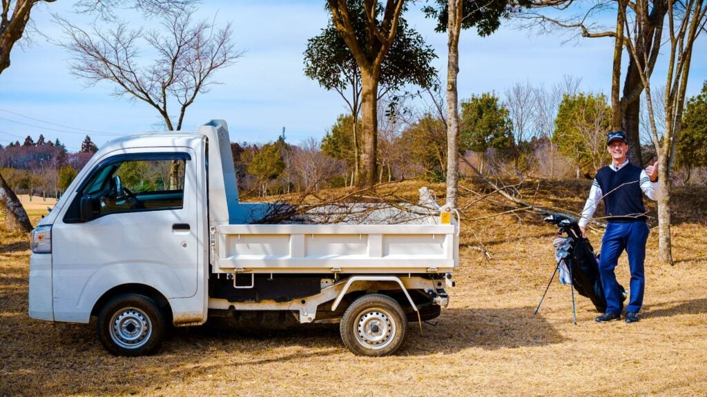 Japanese truck delivered to an overseas customer