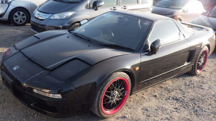 Honda NSX, Used Honda NSX, JDM Honda NSX, Honda NSX Black, Honda NSX Red Wheels, Japan Used Car Auctions, NSX Import From Japan, Used Cars Export Japan, Export Cars From Japan, Japan Car Direct