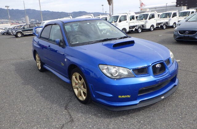 Subaru Impreza, Used Subaru Impreza WRX, JDM Subaru Impreza, Subaru Impreza WR Blue, Subaru Impreza Gold Wheels, Japan Used Car Auctions, Impreza Import From Japan, Used Cars Export Japan, Export Cars From Japan, Japan Car Direct