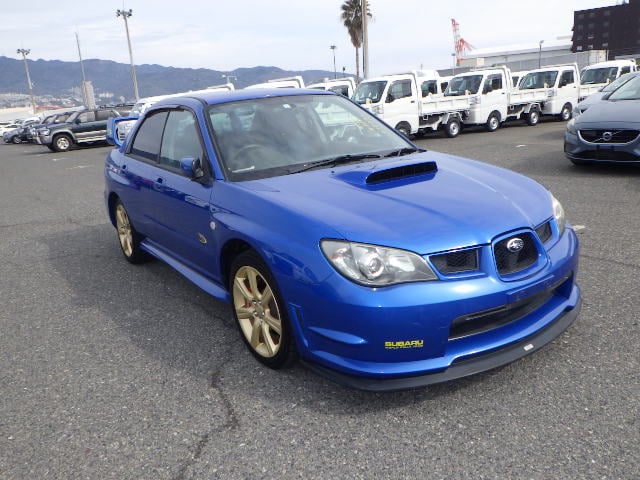 Subaru Impreza, Used Subaru Impreza WRX, JDM Subaru Impreza, Subaru Impreza WR Blue, Subaru Impreza Gold Wheels, Japan Used Car Auctions, Impreza Import From Japan, Used Cars Export Japan, Export Cars From Japan, Japan Car Direct