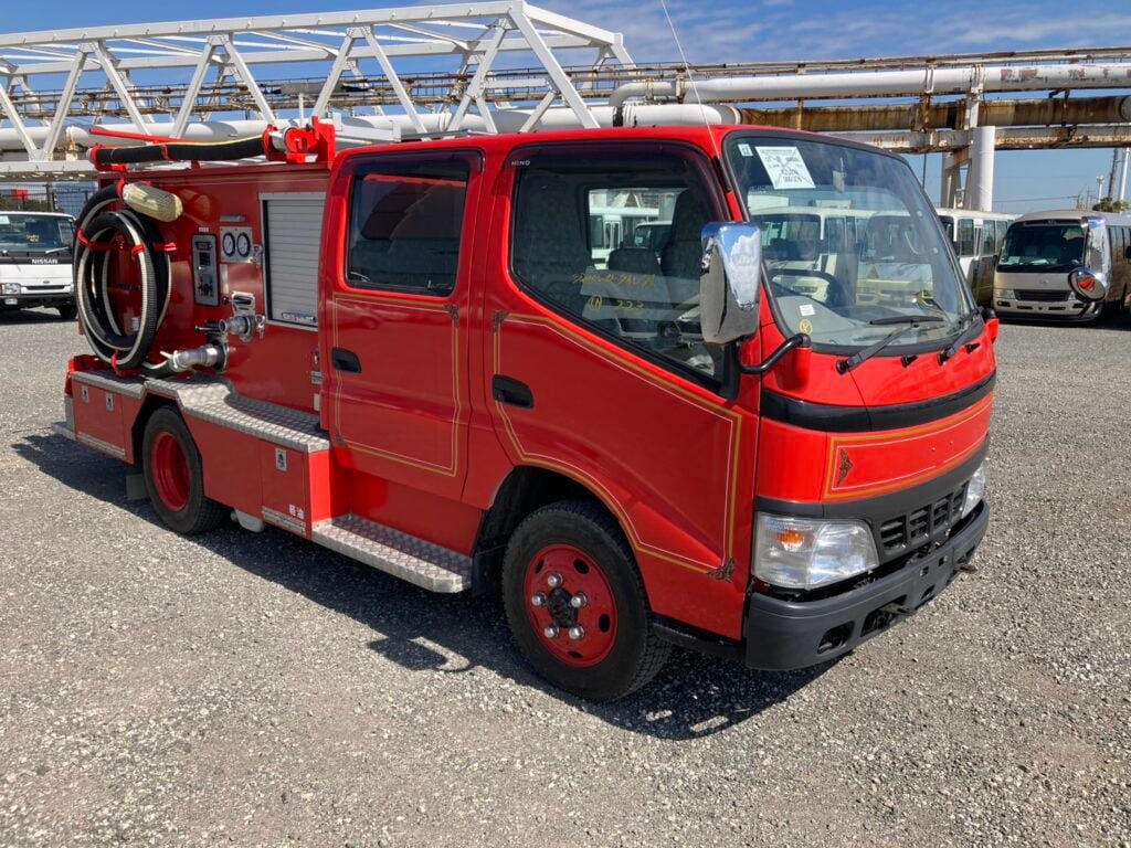 Toyota Dyna Fire Truck For Sale, Used Fire Truck Japan Export, JDM Toyota Dyna, Japanese Fire Truck Import, Toyota Dyna Truck, Used Emergency Vehicle Japan, Toyota Dyna Export, Toyota Dyna Auction Japan, Buy Japanese Fire Truck, Japan Car Direct