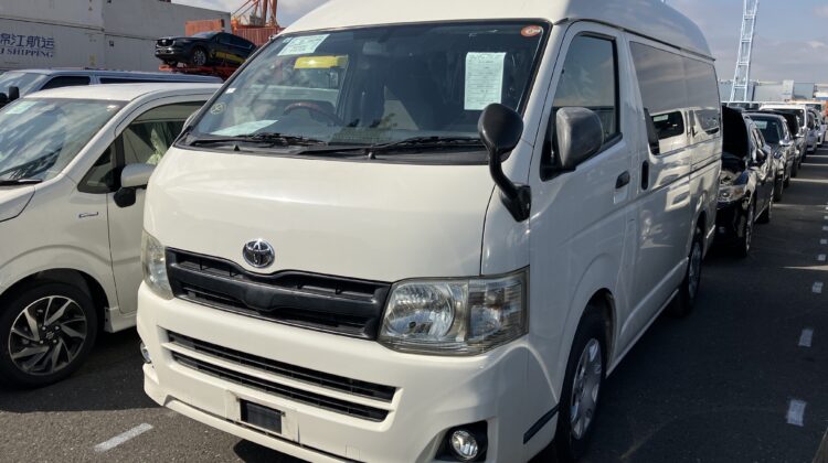 Toyota Hiace, Used Toyota Hiace, Toyota Hiace High Roof, Toyota Hiace White Van, Japan Used Car Auctions, Hiace Import From Japan, Used Cars Export Japan, Export Cars From Japan, Japanese Car Export Service, Japan Car Direct
