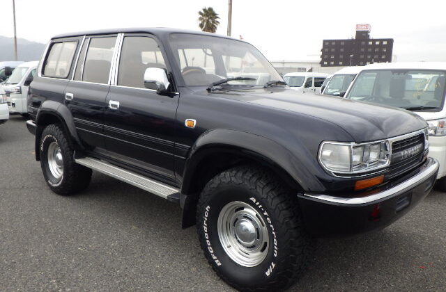 Toyota Land Cruiser 80 (18 Feb 2026) Toyota Land Cruiser 80, Used Toyota Land Cruiser 80, JDM Land Cruiser 80, Toyota Land Cruiser 80 Black, Toyota Land Cruiser 80 BFGoodrich Tyres, Japan Used Car Auctions, Land Cruiser Import From Japan, Used Cars Export Japan, Export Cars From Japan, Japan Car Direct