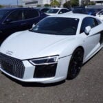 Audi R8, Used Audi R8, Audi R8 White, Audi R8 Black Wheels, Japan Used Car Auctions, Audi R8 Import From Japan, Used Cars Export Japan, Export Cars From Japan, Japanese Car Export Service, Japan Car Direct