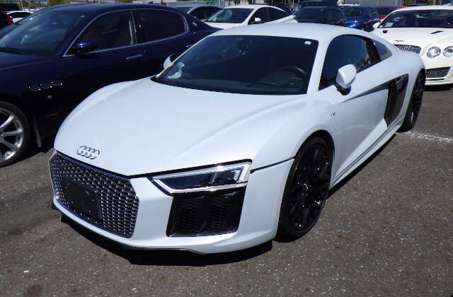 Audi R8 (02 Apr 2026) Audi R8, Used Audi R8, Audi R8 White, Audi R8 Black Wheels, Japan Used Car Auctions, Audi R8 Import From Japan, Used Cars Export Japan, Export Cars From Japan, Japanese Car Export Service, Japan Car Direct