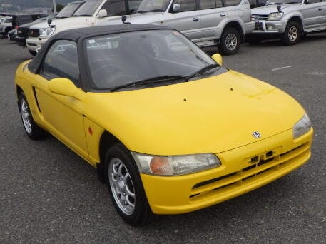 Honda Beat, Used Honda Beat, JDM Honda Beat, Honda Beat Yellow, Honda Beat Kei Convertible, Japan Used Car Auctions, Honda Beat Import From Japan, Used Cars Export Japan, Export Cars From Japan, Japan Car Direct