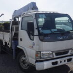Isuzu Elf, Used Isuzu Elf, Isuzu Elf Crane Truck, Isuzu Elf Cargo Crane Japan, Japan Used Car Auctions, Isuzu Elf Import From Japan, Used Cars Export Japan, Export Cars From Japan, Japanese Car Export Service, Japan Car Direct