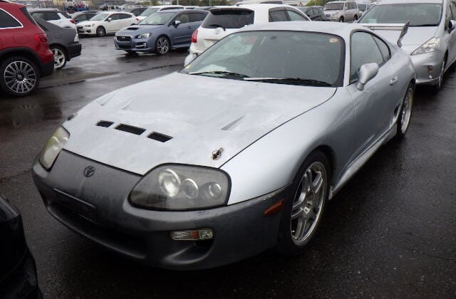 Toyota Supra JZA80 (01 Apr 2026) Toyota Supra, Used Toyota Supra, JDM Toyota Supra, Toyota Supra A80 Silver, Toyota Supra Vented Bonnet, Japan Used Car Auctions, Supra Import From Japan, Used Cars Export Japan, Export Cars From Japan, Japan Car Direct